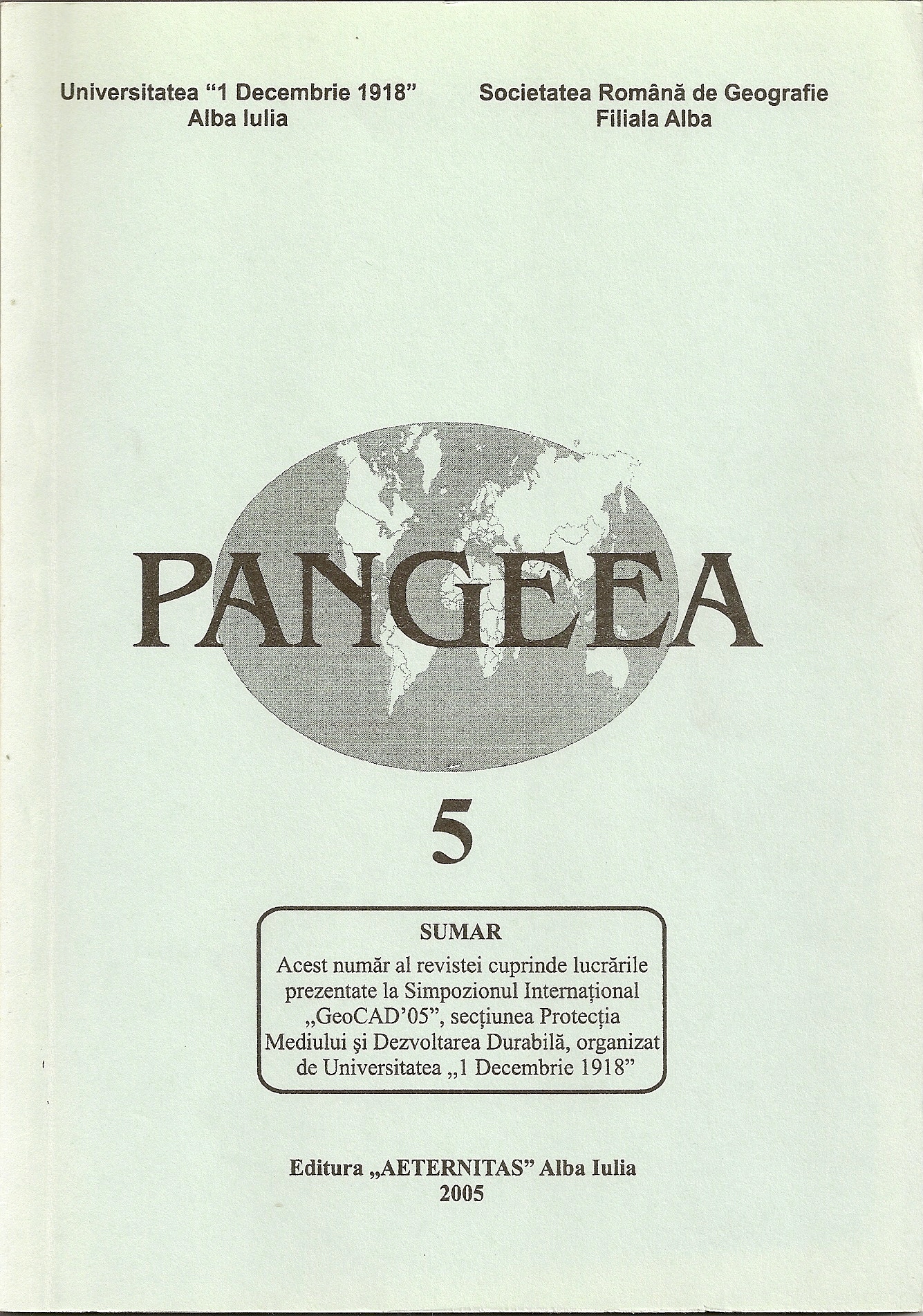 					View Vol. 5 No. 1 (2005)
				